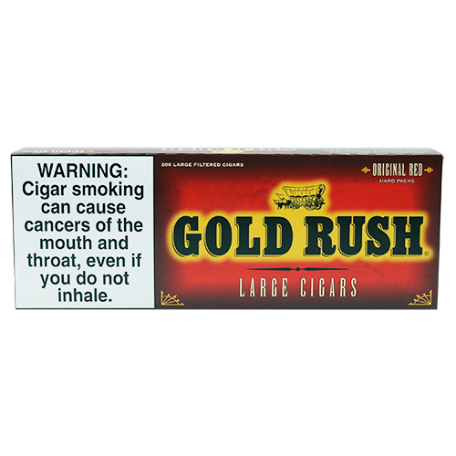 Gold Rush Original Red Filtered Large Cigars 10ct Carton